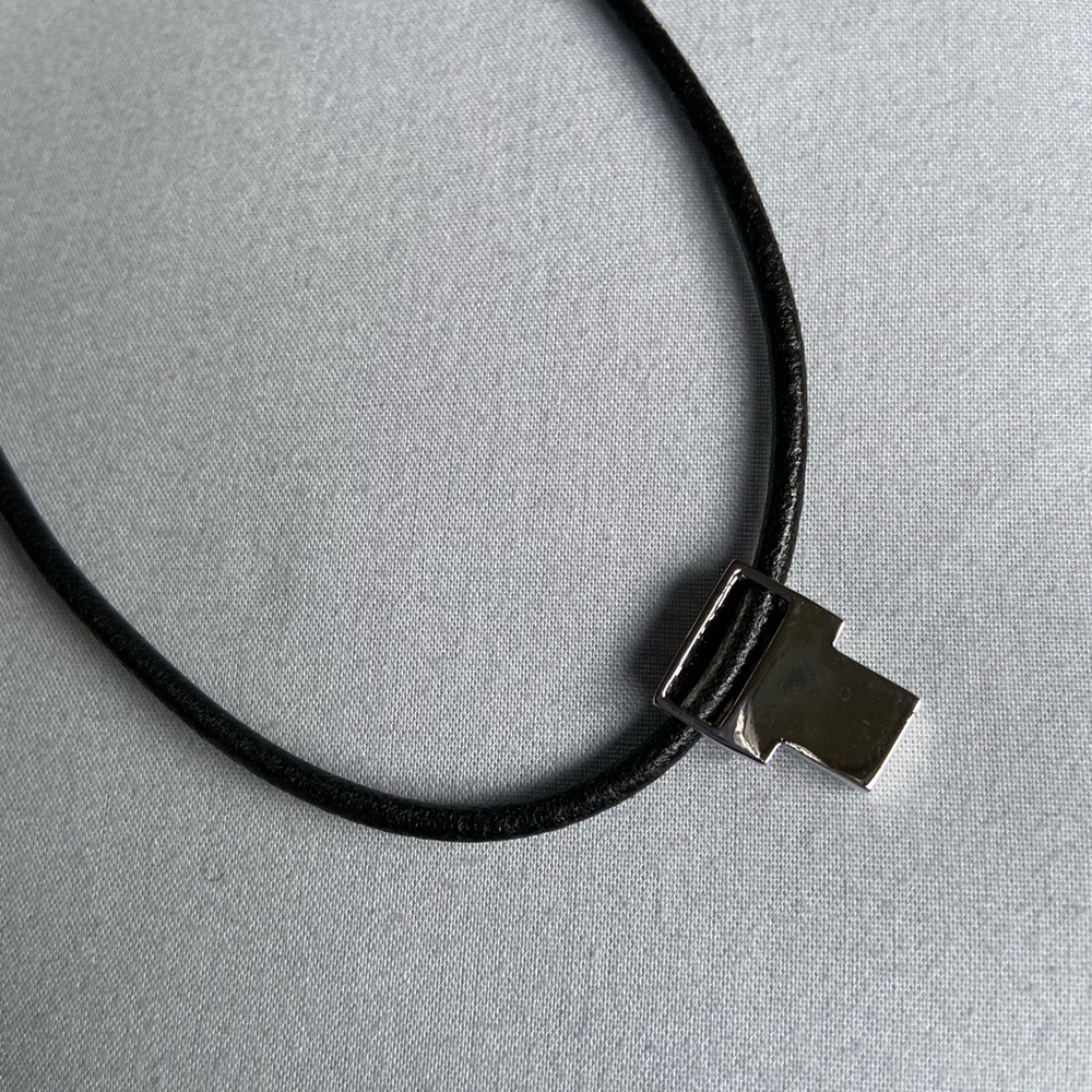 Leather Rope Necklace - Picture 2 of 4